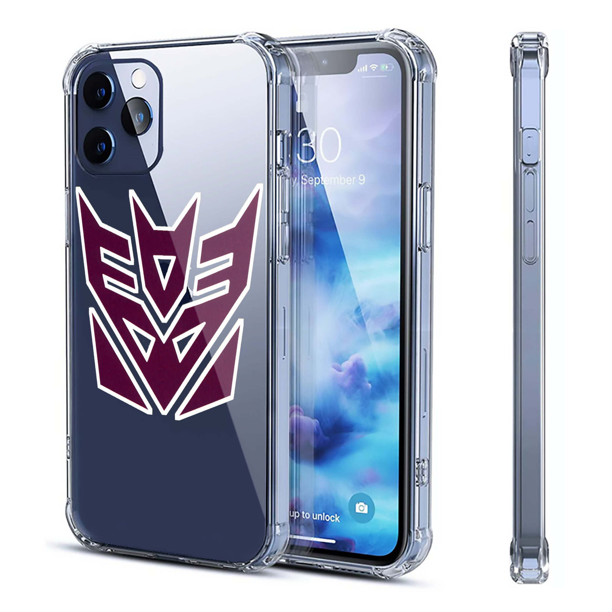 （画像用）  【iPhone 12シリーズ対応】透明スマホケース（クリアソフトケース）